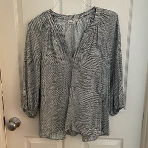 Joie silk blouse size L